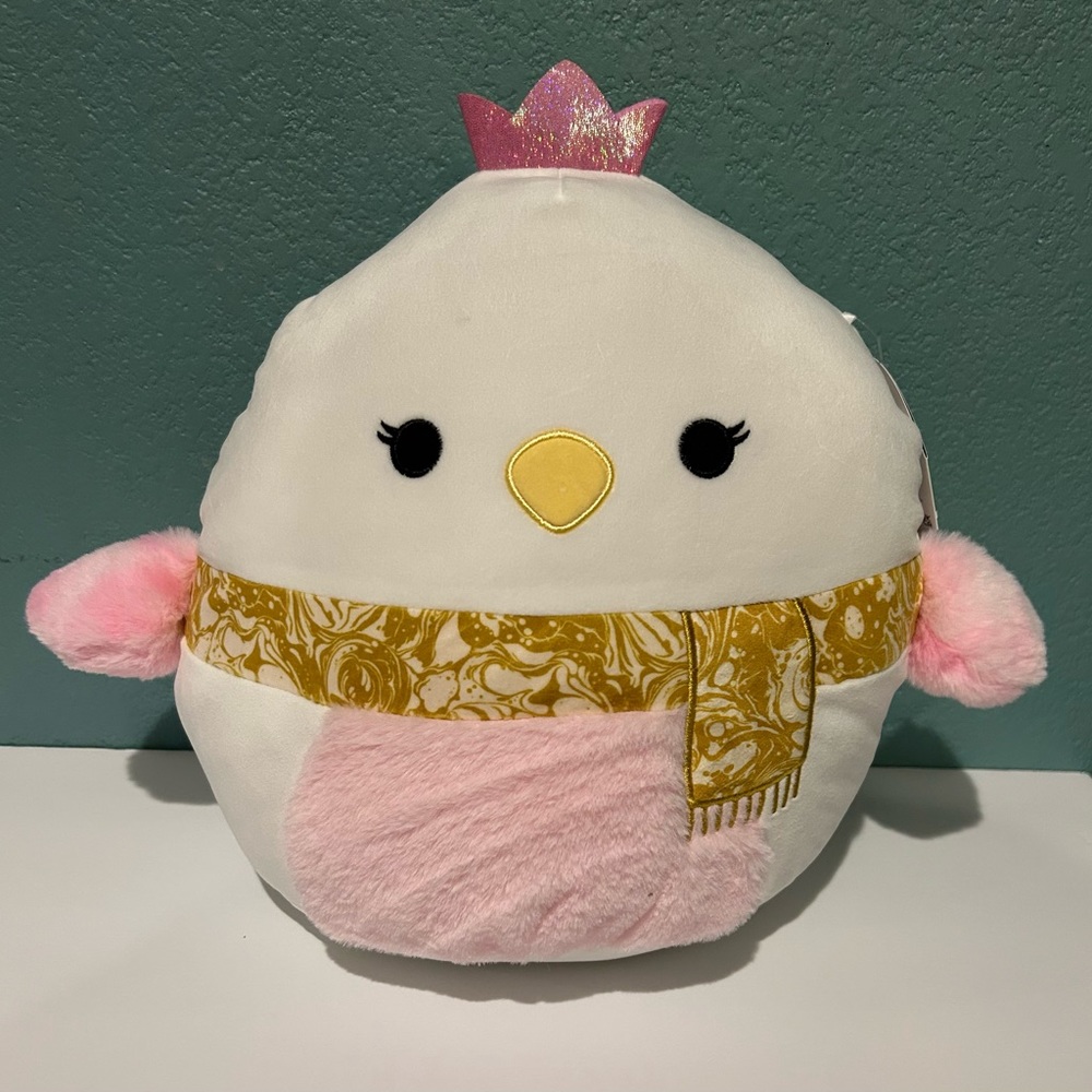 BNWT Squishmallows Alyssa the White Swan 12” Brand New Holiday Release 2023
